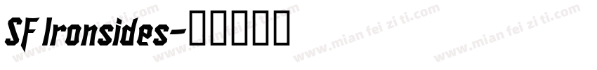 SF Ironsides字体转换